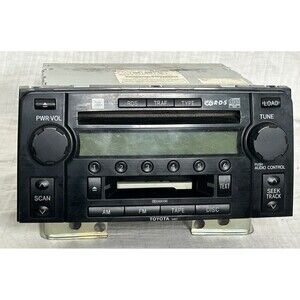 2003/09 TOYOTA JBL Radio 6 CD DISC CHANGER & Tape Player RECEIVER 42248 86120